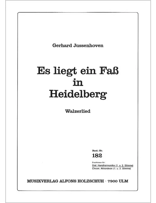 Es Liegt Ein Fass In Heidelberg